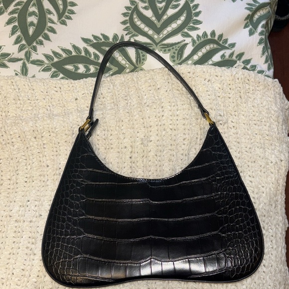 Jw pei ruby shoulder bag - black croc - Picture 3 of 3